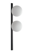 WALL LIGHT ENOIRE BLACK/OPAL 2XE14 14X14X60CM