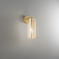 MAGIC WALL LIGHT GOLD/AMBER 1XE27 15,5X15,5X30X3CM