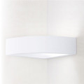 WHITE MYKONOS WALL LIGHT 1XE14 21X21X7CM
