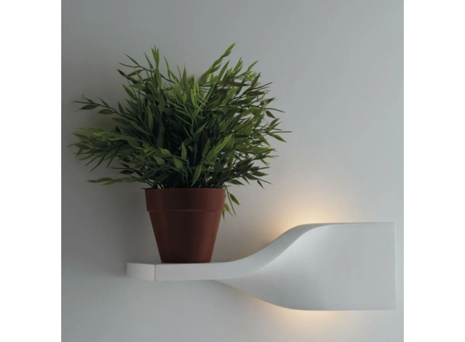 WHITE PIROETTE WALL LAMP 1XR7S 36X10X11CM