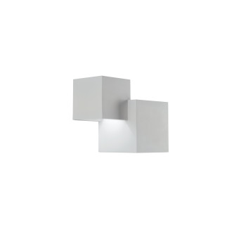 WHITE RUBIK WALL LIGHT 2XG9 19.5X11.5X16CM