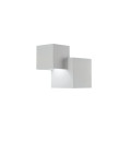 WHITE RUBIK WALL LIGHT 2XG9 19.5X11.5X16CM