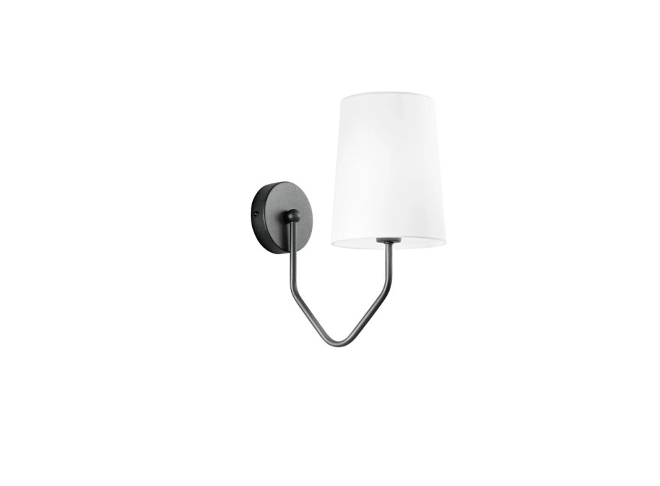 SALLY BLACK WALL LIGHT 1XE14 28X31,5X10CM