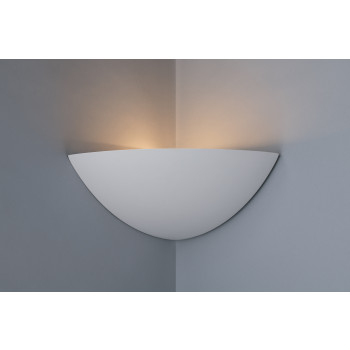 SANTORINI WHITE WALL LIGHT 1XE14 29X21X11.5CM
