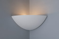 SANTORINI WHITE WALL LIGHT 1XE14 29X21X11.5CM