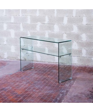 Glass items - Shelf 120x40x80 With Transparent Shelf