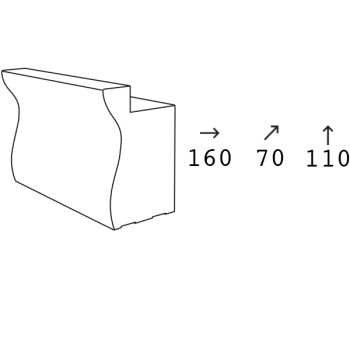 Bartolomeo desk bar counter Plust