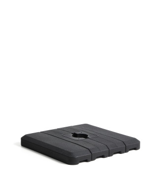Alfaz black plastic off-center umbrella base 98 x 98 cm