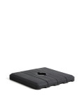 Alfaz black plastic off-center umbrella base 98 x 98 cm