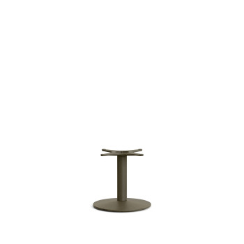 Esilda auxiliary table base with round steel base with painted finish