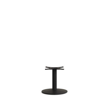 Esilda auxiliary table base with round steel base with painted finish