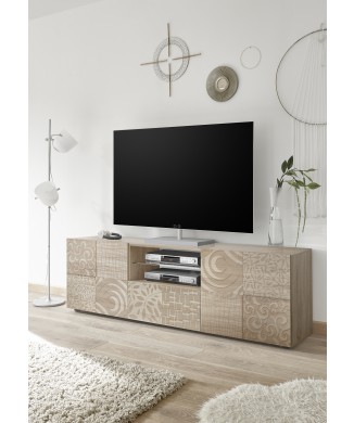 MIRO 2-door / 1-drawer TV stand 181x57x43 cm