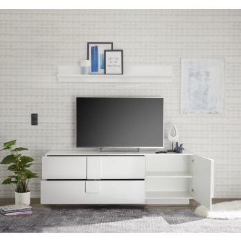 JUPITER 182x44x63 cm 2-drawer 1-door TV stand