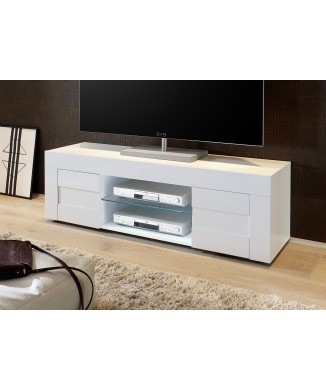 Small TV stand 2 doors EASY 138x41,4x43,6 cm