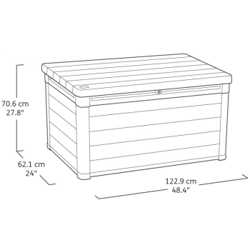 KETER CORTINA BOX Outdoor Storage Chest