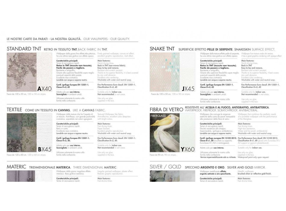 ADRIANI & ROSSI SILVER WALLPAPER