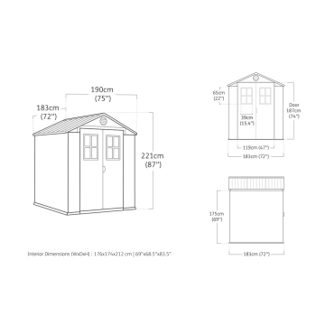 DARWIN KETER Tool Shed
