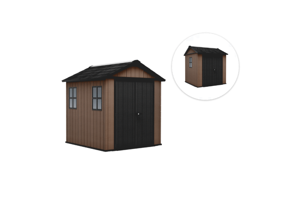 KETER NEWTON PLUS Double Tool Shed with Assembly Option