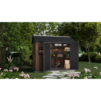 KETER NEWTON PLUS Double Tool Shed with Assembly Option