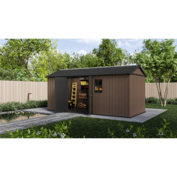 KETER NEWTON PLUS Double Tool Shed with Assembly Option