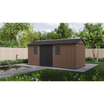 KETER NEWTON PLUS Double Tool Shed with Assembly Option