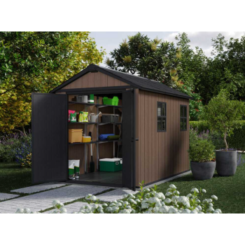 KETER NEWTON PLUS Double Tool Shed with Assembly Option