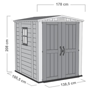 KETER FACTOR Tool Shed