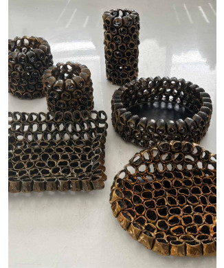 Cliff sculpture vase by ADRIANI & ROSSI