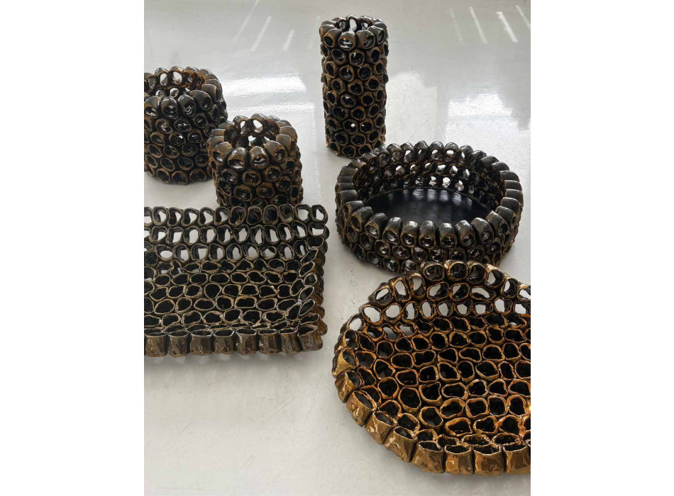 Cliff sculpture vase by ADRIANI & ROSSI