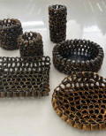 Cliff sculpture vase by ADRIANI & ROSSI