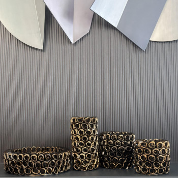 Cliff sculpture vase by ADRIANI & ROSSI