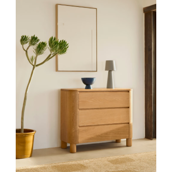 Salaya chest of drawers in ash plywood THE SHAPE