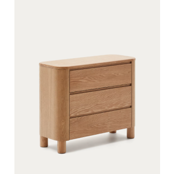 Salaya chest of drawers in ash plywood THE SHAPE