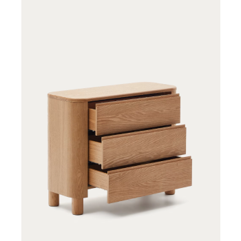Salaya chest of drawers in ash plywood THE SHAPE