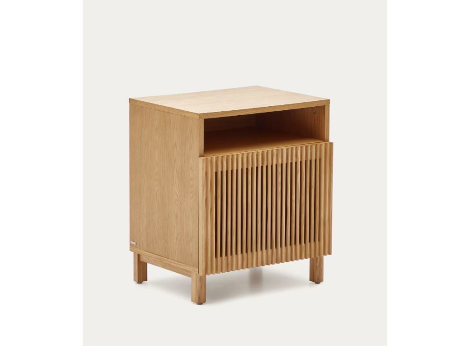 Beyla wooden bedside table THE SHAPE