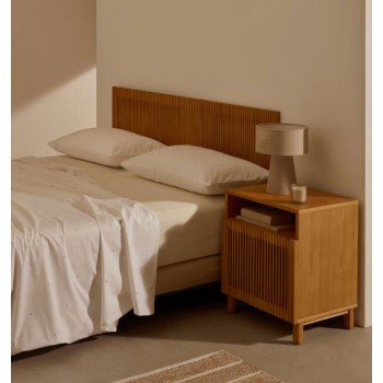 Beyla wooden bedside table THE SHAPE