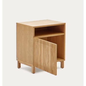 Beyla wooden bedside table THE SHAPE