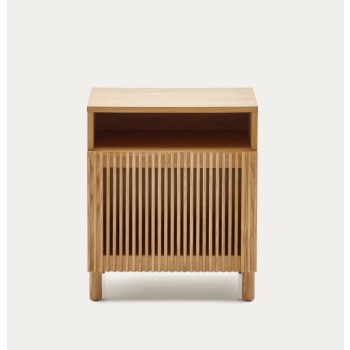 Beyla wooden bedside table THE SHAPE