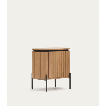 Licia wooden bedside table THE SHAPE