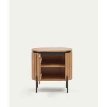 Licia wooden bedside table THE SHAPE