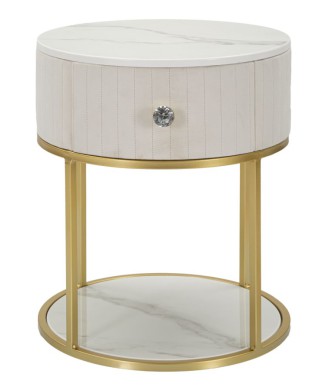 MONTPELLIER CREAM BEDSIDE TABLE
