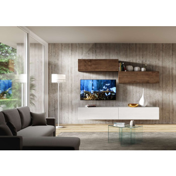 Isoka Compositions - Isoka A02 Living Room Wall Composition W.268 D.39.2