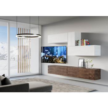 Isoka Compositions - Isoka A04 Living Room Wall Composition W.268 D.39.2