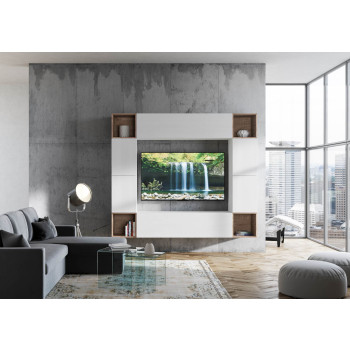 Isoka Compositions - Isoka A05 Living Room Wall Composition W.254 H.200 D.39.2