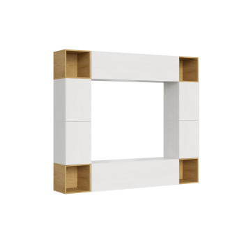 Isoka Compositions - Isoka A05 Living Room Wall Composition W.254 H.200 D.39.2