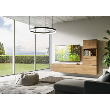 Isoka Compositions - Isoka A09 Living Room Wall Composition W.234 H.160 D.39.2