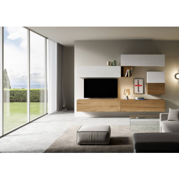 Isoka Compositions - Isoka A10 Living Room Wall Composition W.308 D.39.2