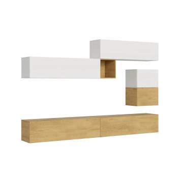 Isoka Compositions - Isoka A10 Living Room Wall Composition W.308 D.39.2