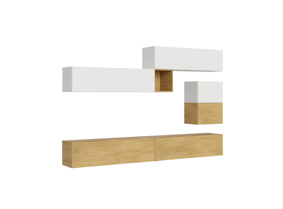 Isoka Compositions - Isoka A10 Living Room Wall Composition W.308 D.39.2