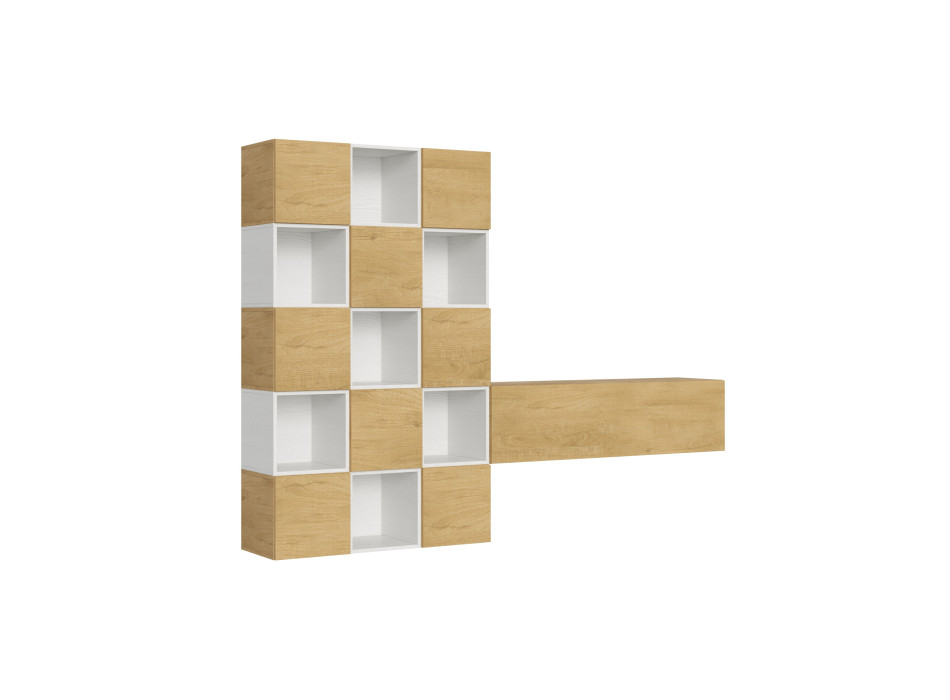 Isoka Compositions - Isoka A101 Living Room Wall Composition W.274 H.200 D.39.2